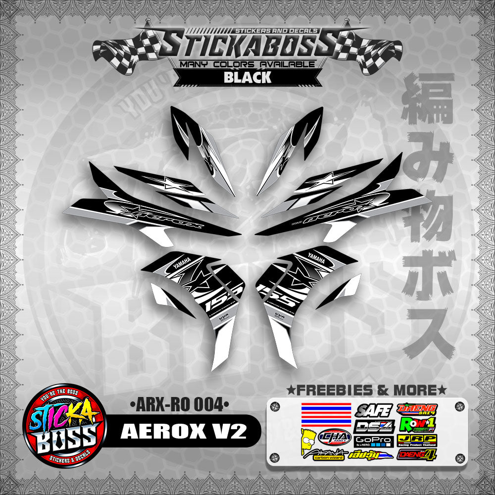 AEROX V2 INDO CONCEPT STICKER DECALS (ARX-RO 004)【WITH FREEBIES】