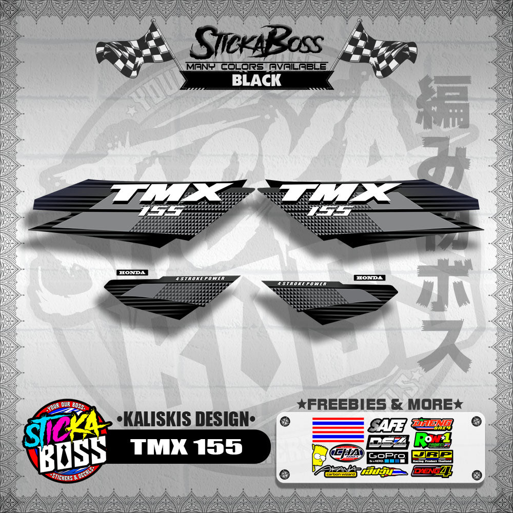 TMX 155 DECALS ( KALISKIS DESIGN )【WITH FREEBIES】