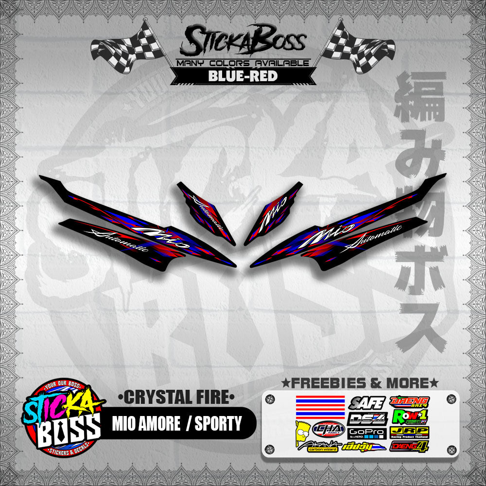 MIO AMORE / SPORTY DECALS ( CRYSTAL FIRE )【WITH FREEBIES】