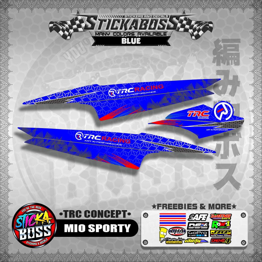 MIO SPORTY STICKER DECALS ( TRC CONCEPT )【WITH FREEBIES】