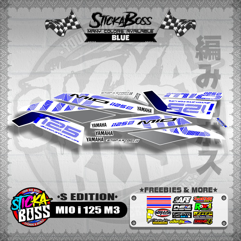 MIO i 125 M3 DECALS ( S EDITION )【WITH FREEBIES】