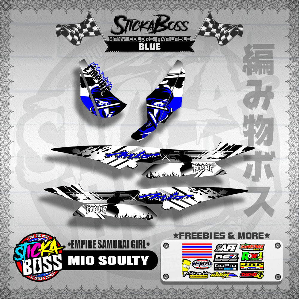MIO SOULTY DECALS ( EMPIRE SAMURAI GIRL )【WITH FREEBIES】
