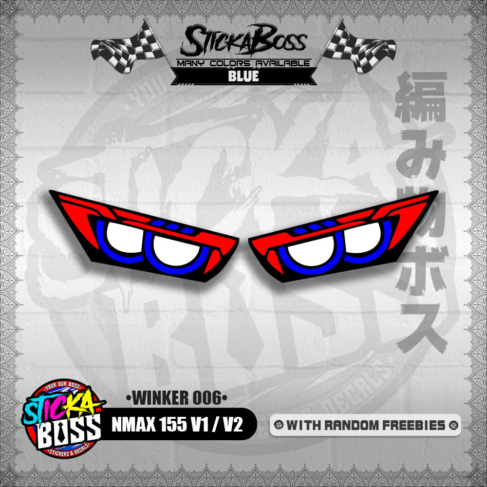 NMAX 155 V1 / V2 (WINKER 006) TRANSPARENT【WITH FREEBIES】