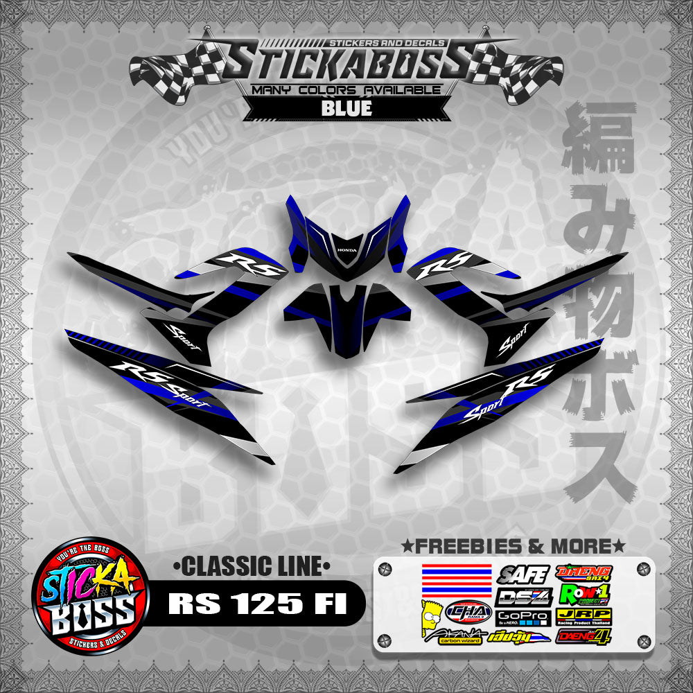 RS 125 FI DECALS ( CLASSIC LINE)【WITH FREEBIES】