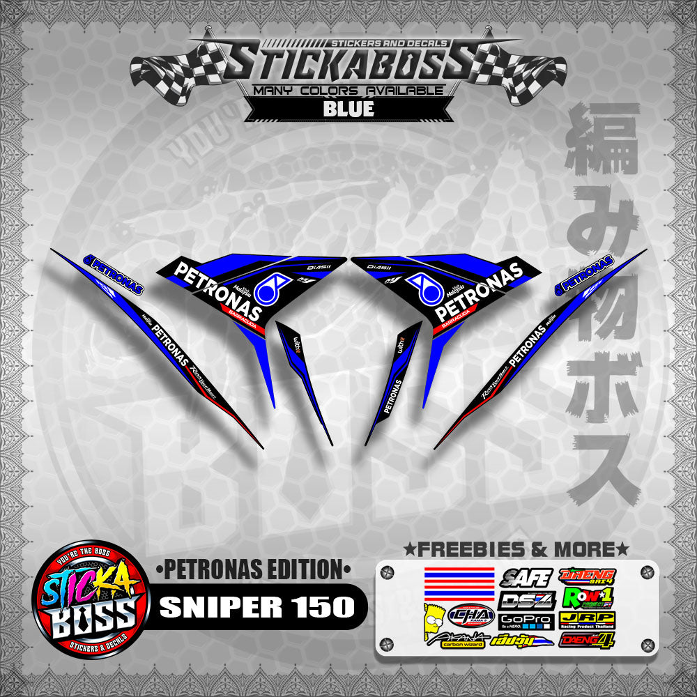 SNIPER 150 Decals ( Petronas Edition ) MX King, Exciter 150