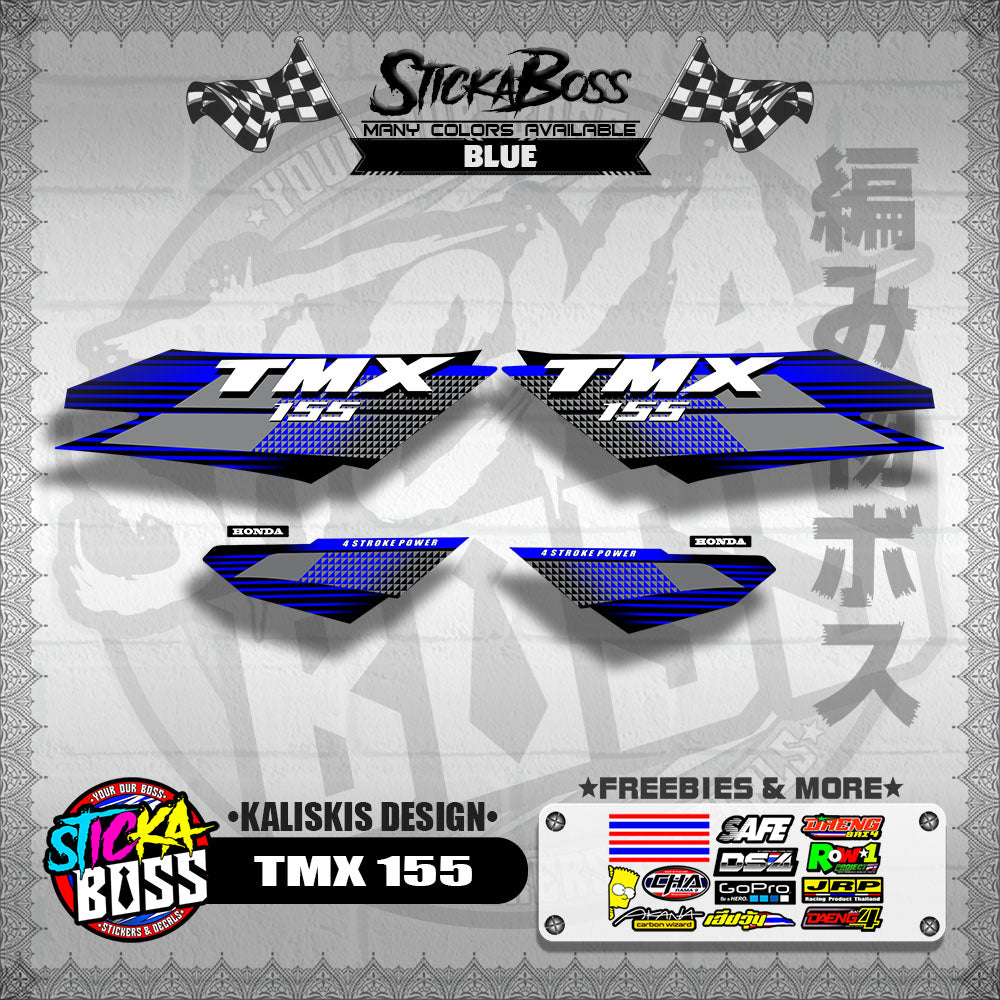 TMX 155 DECALS ( KALISKIS DESIGN )【WITH FREEBIES】