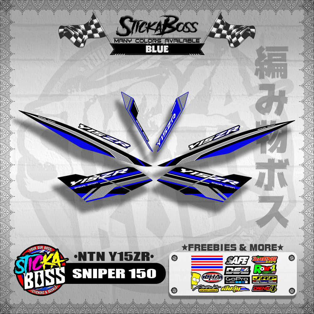 SNIPER 150 DECALS ( NTN Y15ZR )【WITH FREEBIES】