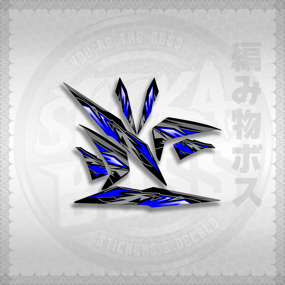 STICKER DECALS for BEAT 110 V2 (BV2INMASTMODE) By STICKABOSS (SOFIE LAMINATED WATERPROOF)