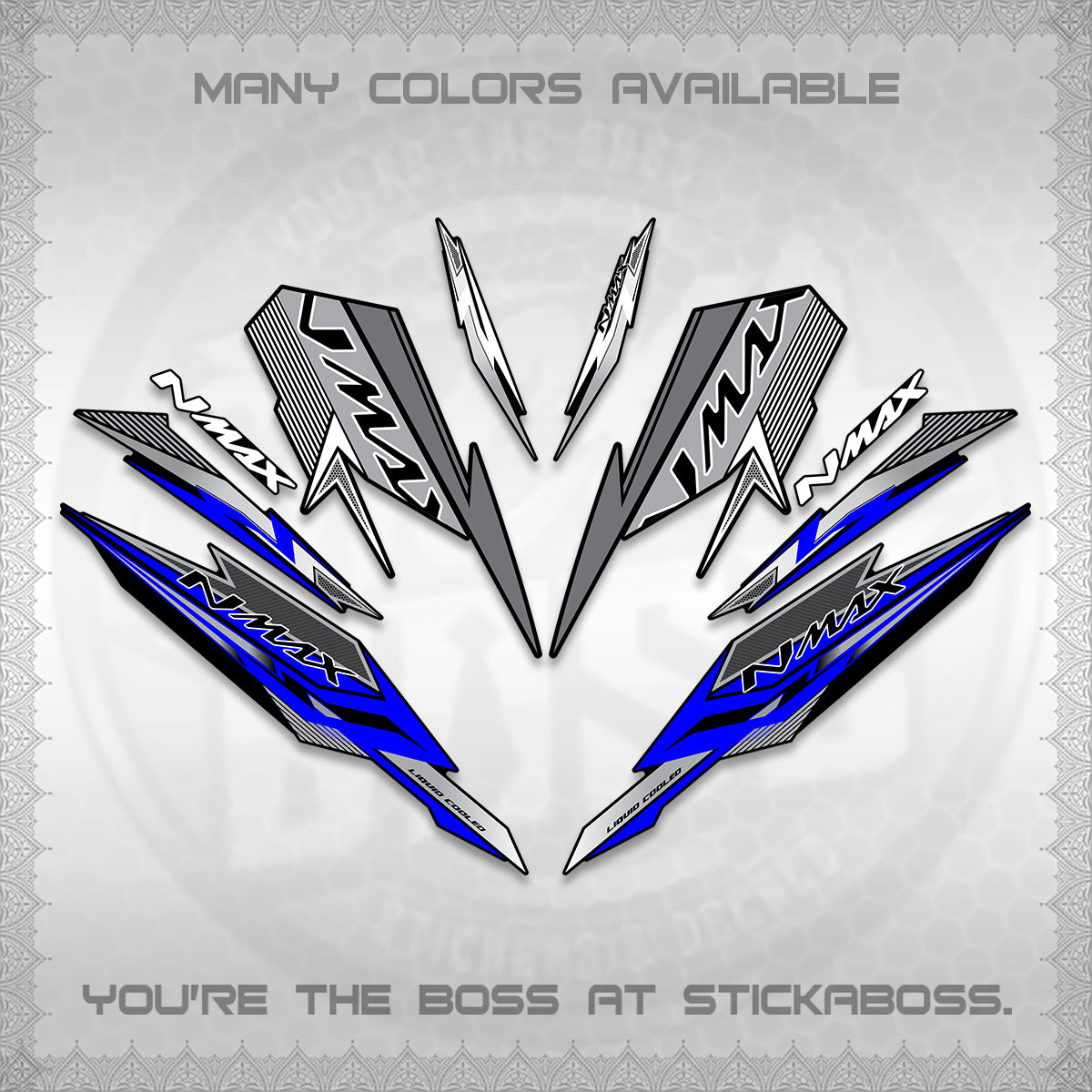 NMAX V2 DECALS (2026 VARIO STYLE) STICKER DECALS By STICKABOSS