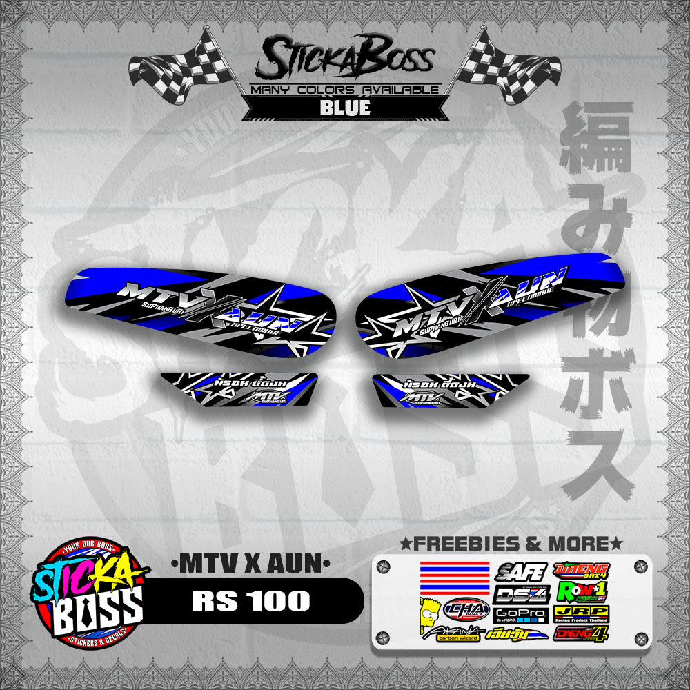 RS 100 DECALS ( MTV X AUN )【WITH FREEBIES】