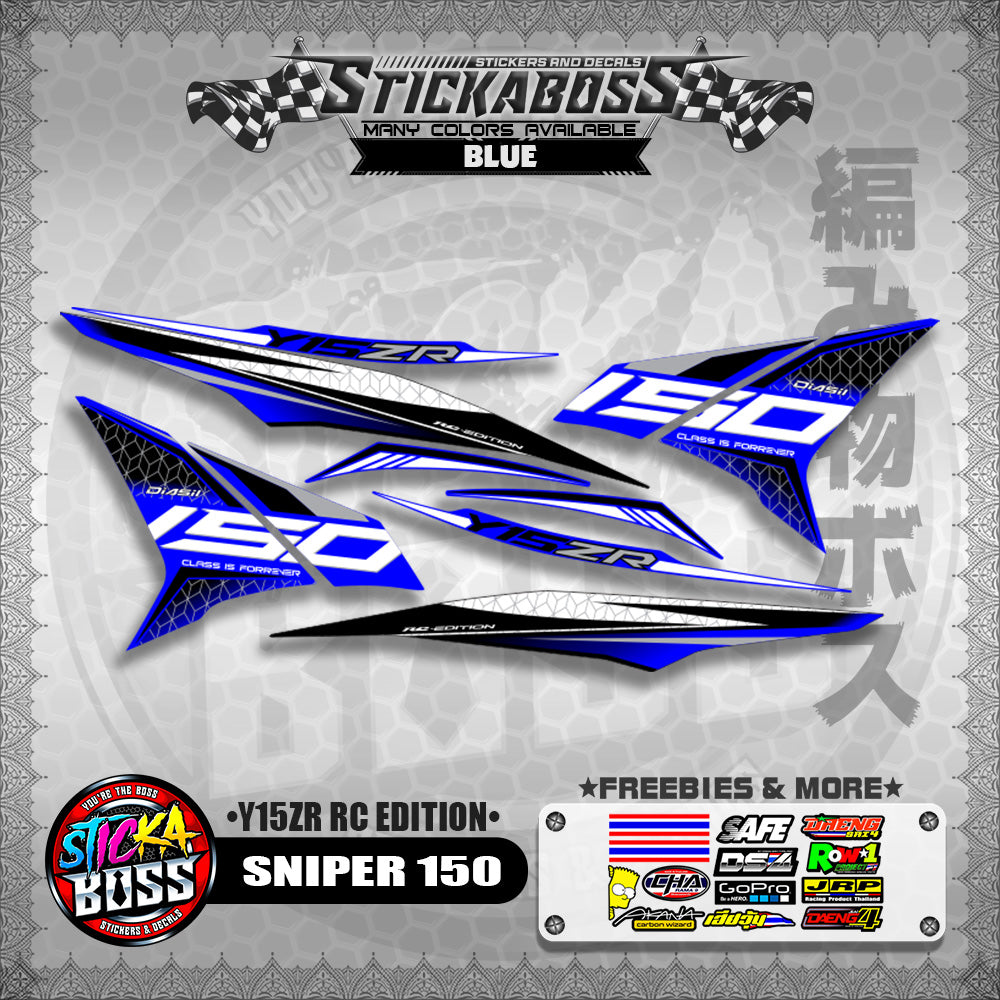 SNIPER 150 STICKER DECALS ( Y15ZR RC EDITION )【WITH FREEBIES】