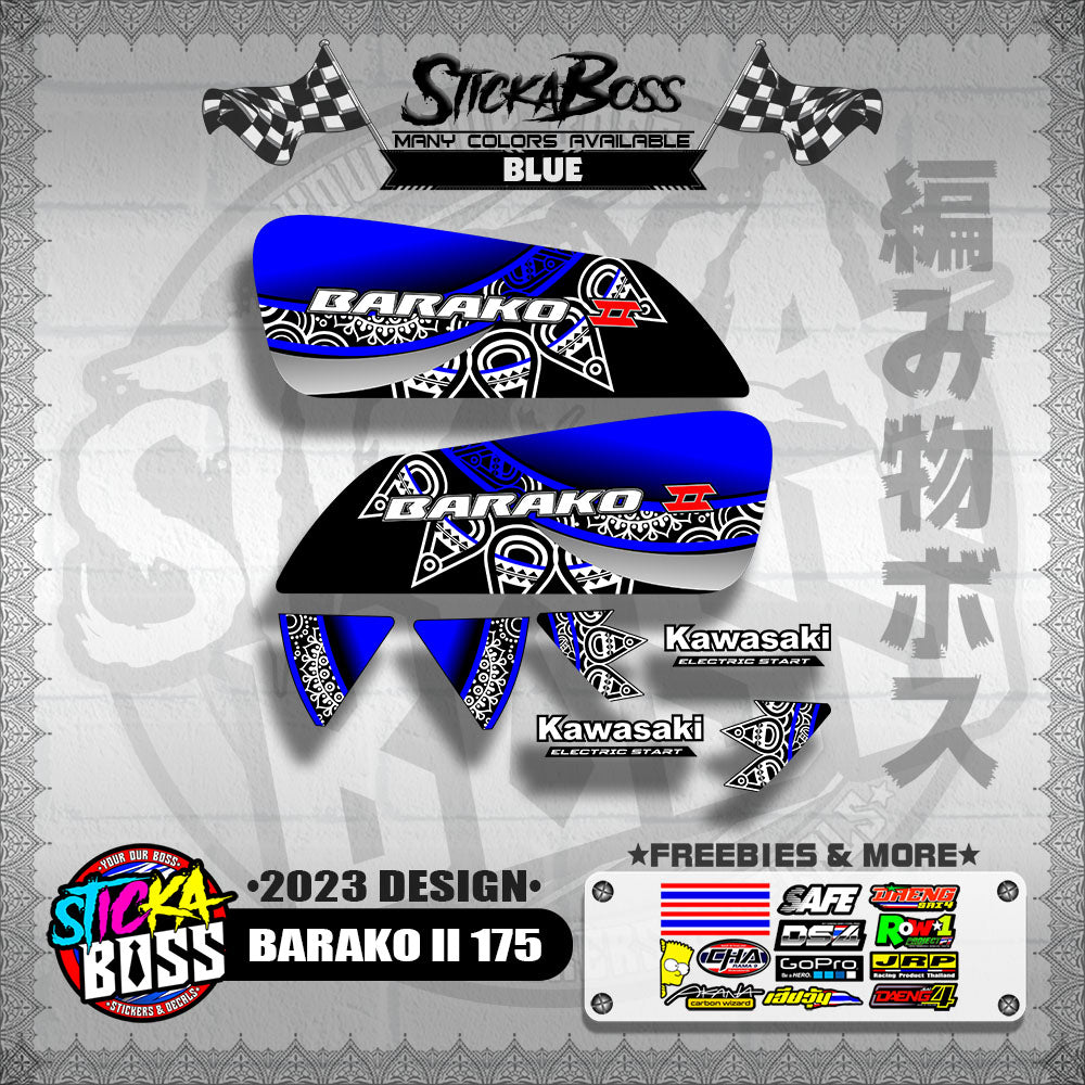 BARAKO ll 175 DECALS ( 2023 DESIGN )【WITH FREEBIES】