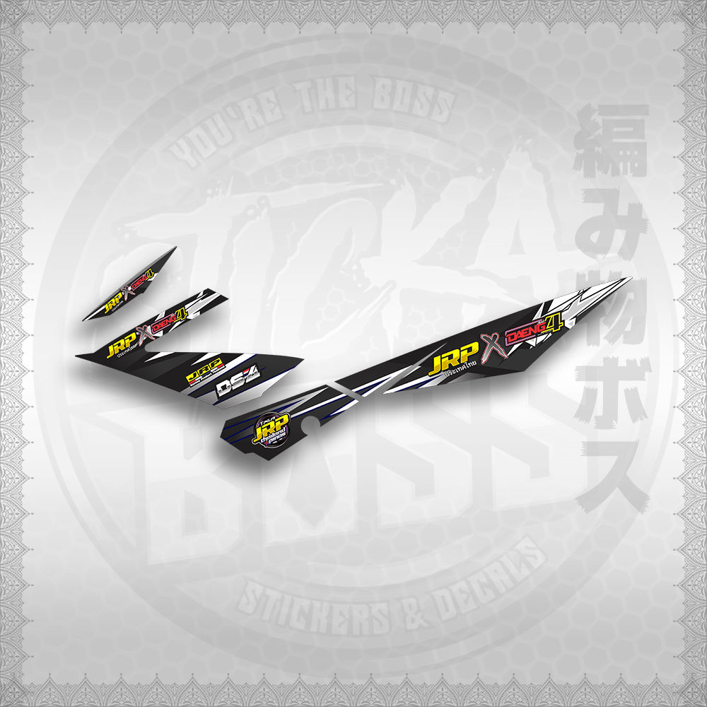 STICKER DECALS for Raider 150 Fi (RFIJRXDA) By STICKABOSS (SOFIE LAMINATED)