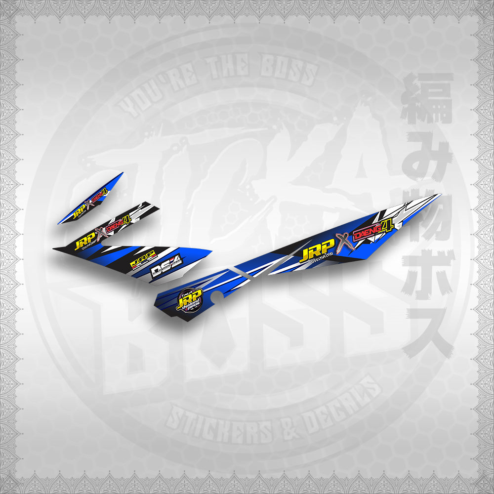 STICKER DECALS for Raider 150 Fi (RFIJRXDA) By STICKABOSS (SOFIE LAMINATED)