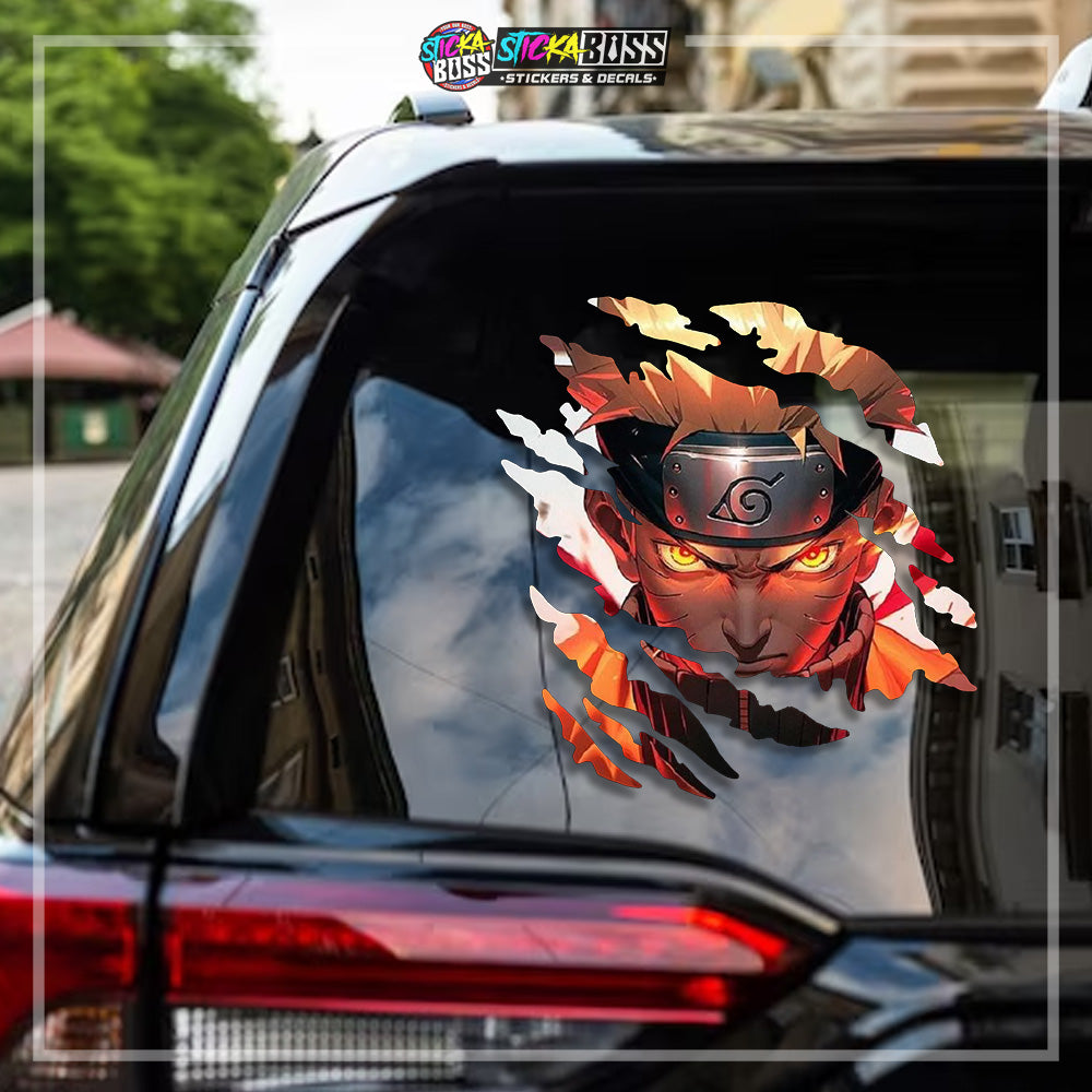NARUTO PART 2 | ANIME SCRATCH STICKER【VINYL PRINTED】( LAMINATED / WATERPROOF )【Stickaboss】