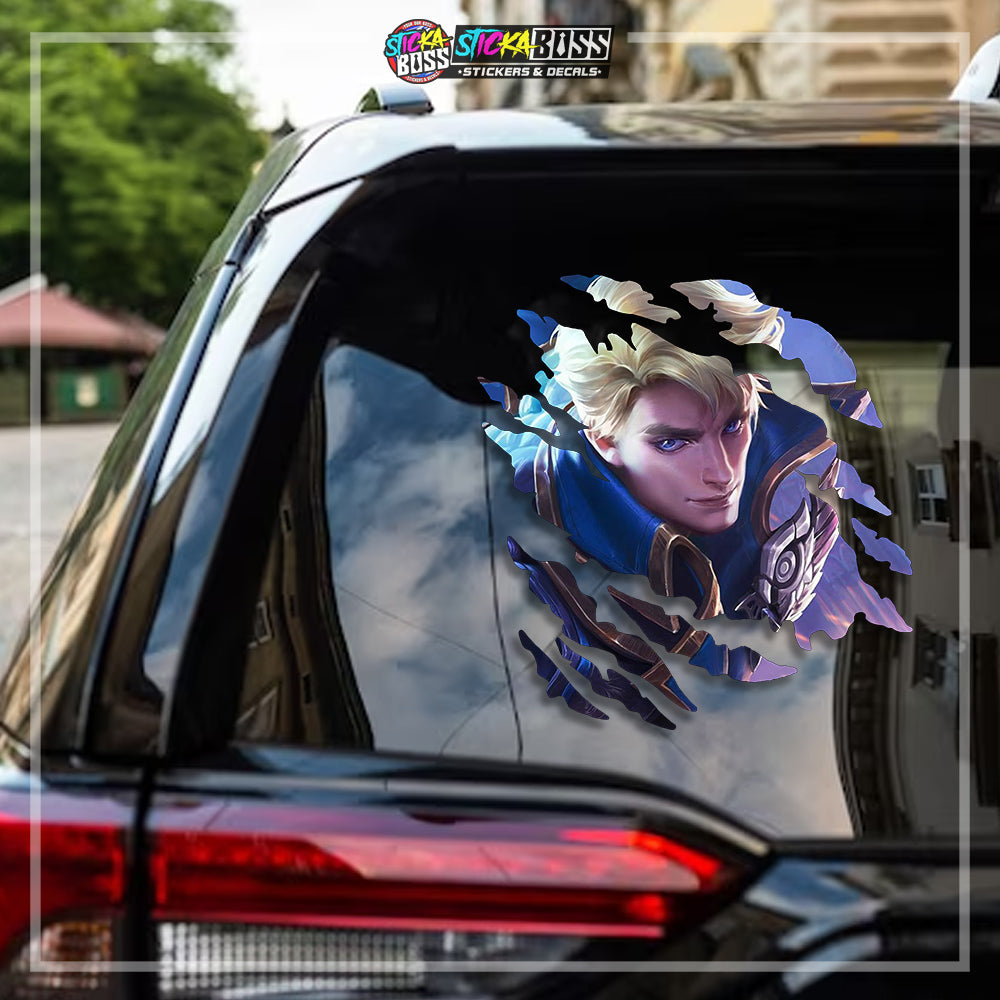 ML | ANIME SCRATCH STICKER【VINYL PRINTED】( LAMINATED / WATERPROOF )【Stickaboss】