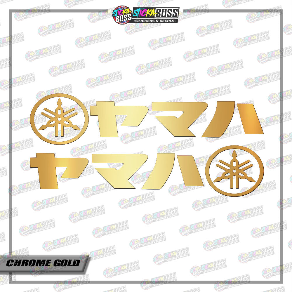 2 JAPANESE YAMAHA ( VINYL CUT-OUT STICKER DECALS )【Stickaboss】