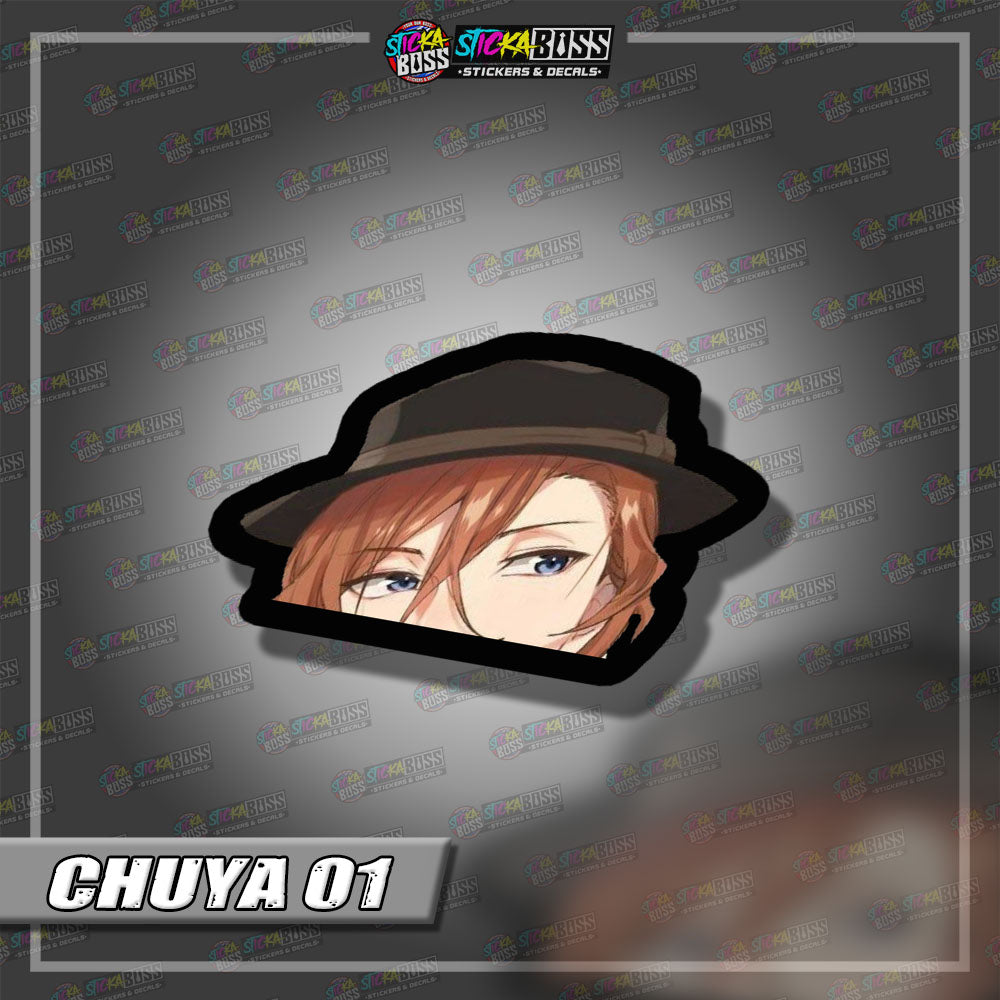BUNGO STRAY DOGS | ANIME PEEKER STICKER【VINYL PRINTED】( LAMINATED / WATERPROOF )