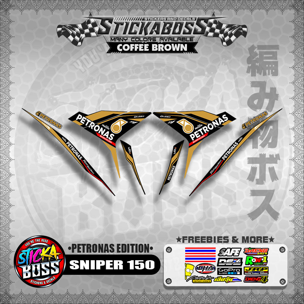 SNIPER 150 Decals ( Petronas Edition ) MX King, Exciter 150