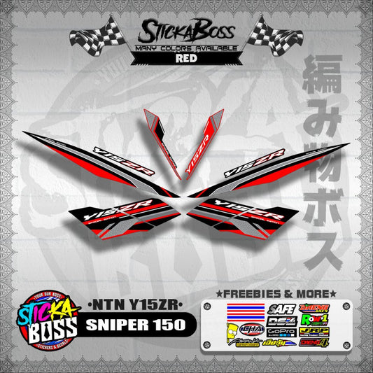 SNIPER 150 DECALS ( NTN Y15ZR )【WITH FREEBIES】