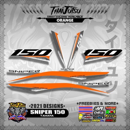 SNIPER 150 DECALS ( 2021 DESIGNS )【WITH FREEBIES】