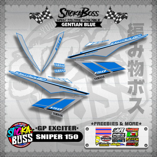 SNIPER 150 STOCK DECALS ( GP EXCITER )【WITH FREEBIES】
