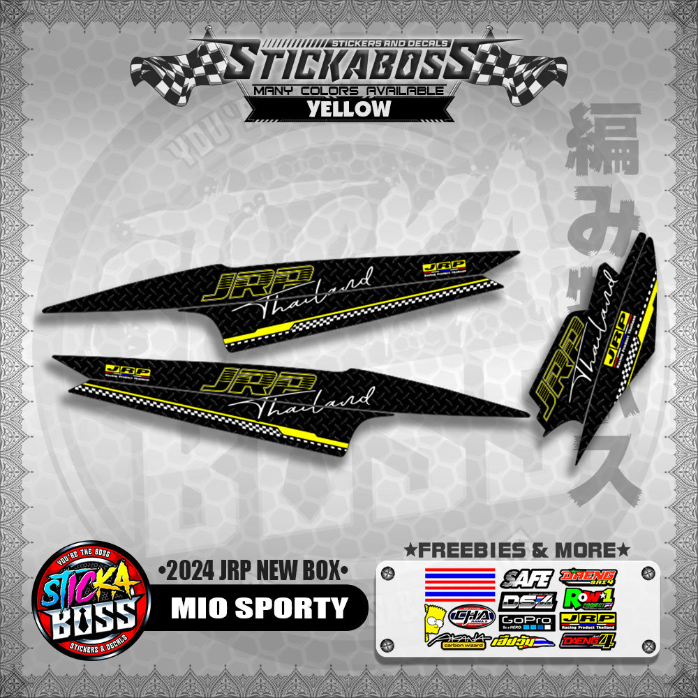 MIO SPORTY STICKER DECALS ( 2024 JRP NEW BOX )【WITH FREEBIES】