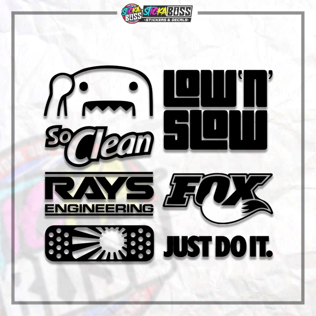 ASSORTED P3 | VINYL CUT-OUT STICKER ( ANIME VINYL STICKER DECALS )【Stickaboss】