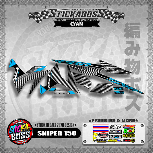 SNIPER 150 ( STOCK DECALS 2020 DESIGN ) 【WITH FREEBIES】