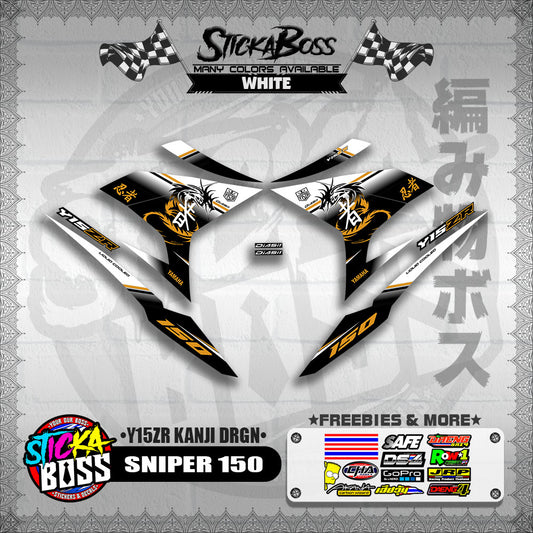 SNIPER 150 DECALS ( Y15ZR KANJI DRGN )【WITH FREEBIES】