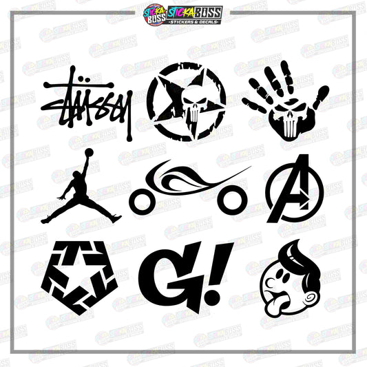 ASSORTED P1 | VINYL CUT-OUT STICKER   ( ANIME VINYL STICKER DECALS )【Stickaboss】