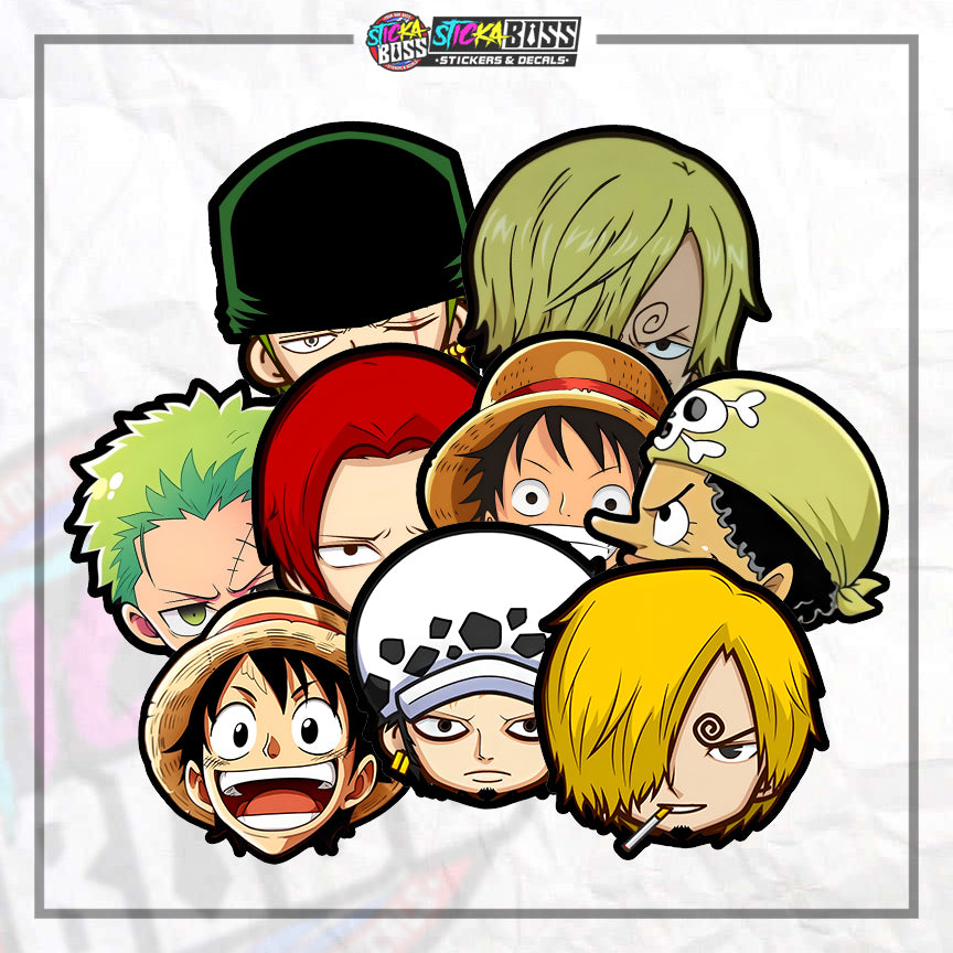 NARUTO | ANIME STICKER HEADS ( ANIME VINYL STICKER DECALS )【Stickaboss】 (Copy)