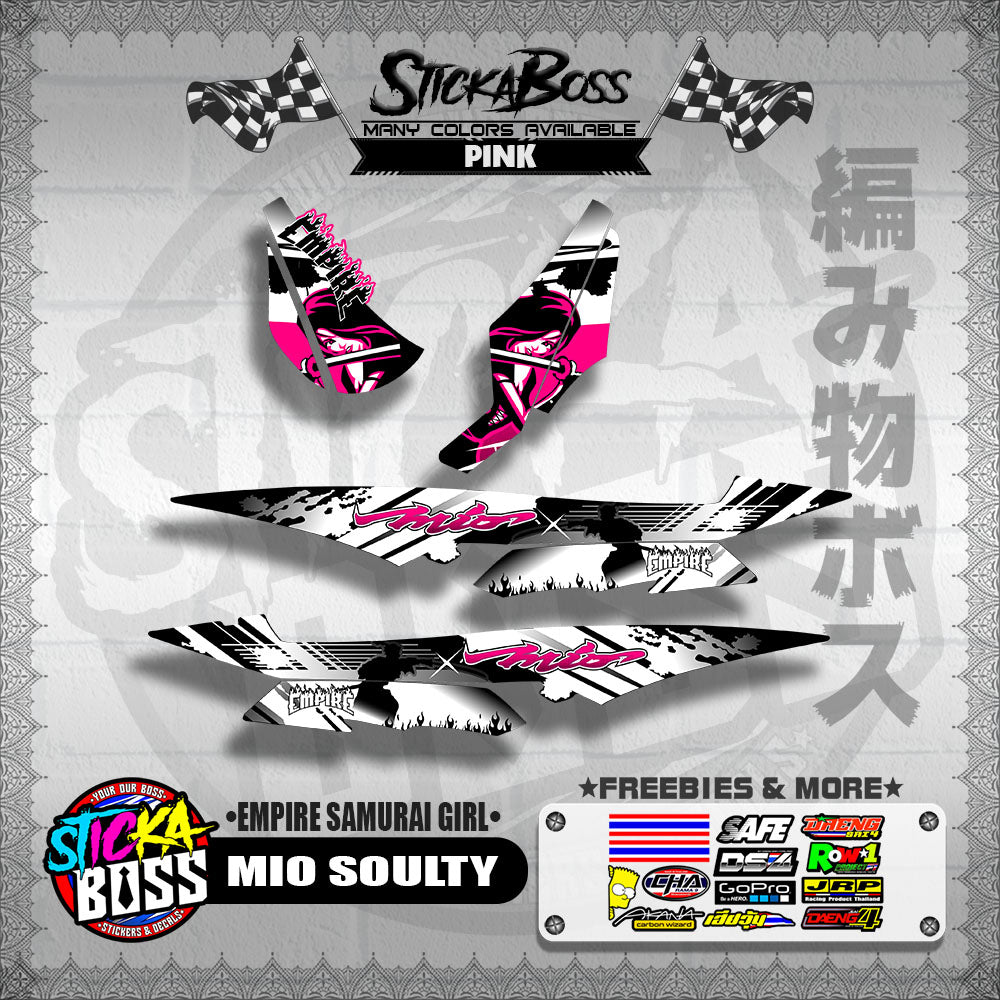 MIO SOULTY DECALS ( EMPIRE SAMURAI GIRL )【WITH FREEBIES】
