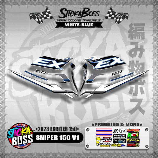 SNIPER 150 V1 VIETNAM DECALS ( 2023 EXCITER 150 )【WITH FREEBIES】