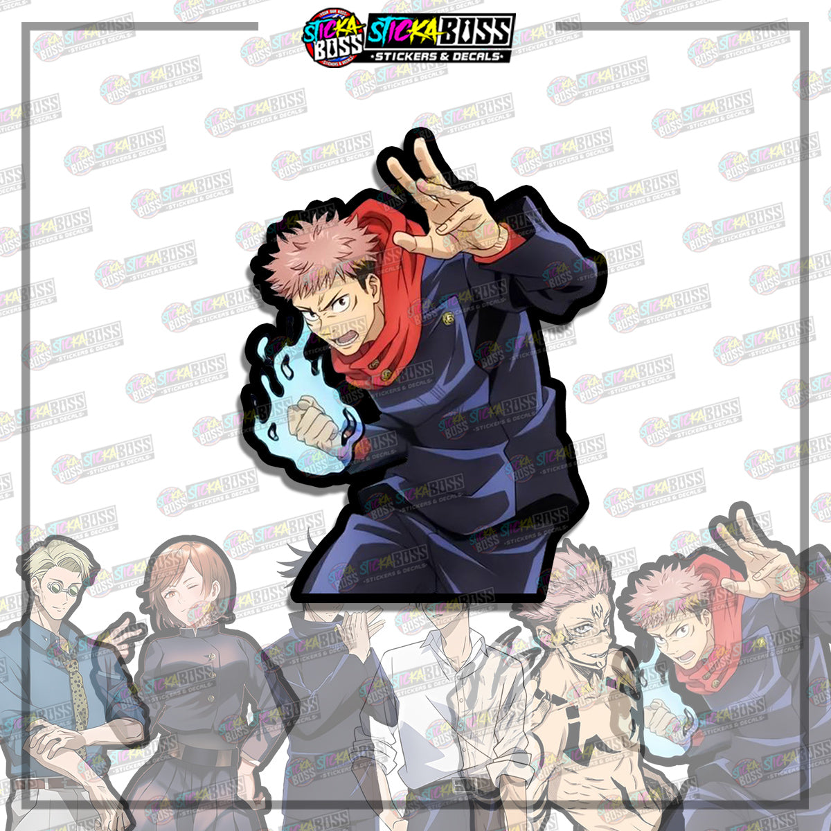 JUJUTSU KAISEN | VINYL STICKER【VINYL PRINTED】( LAMINATED / WATERPROOF )