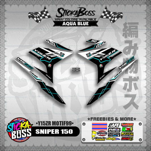 SNIPER 150 DECALS ( Y15ZR MOTIF99 )【WITH FREEBIES】