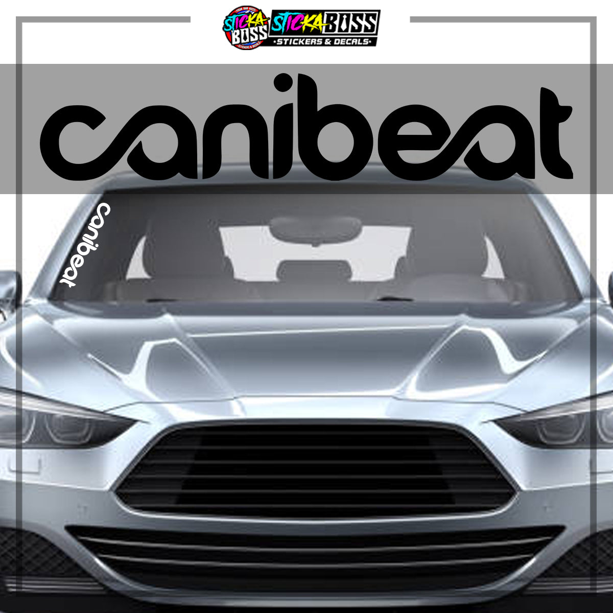 CANIBEAT ( VINYL CUT-OUT STICKER DECALS )【Stickaboss】