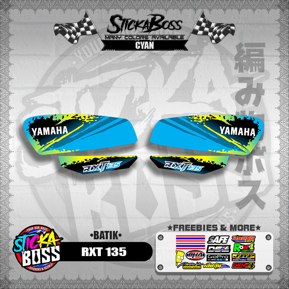 RXT 135 DECALS ( BATIK )【WITH FREEBIES】
