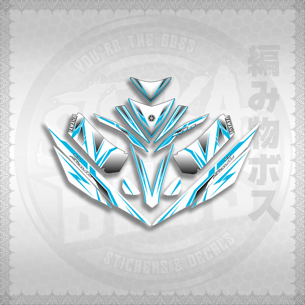 STICKER DECALS for MIO 4 (MIRGADEFOWH) By STICKABOSS (SOFIE LAMINATED WATERPROOF)