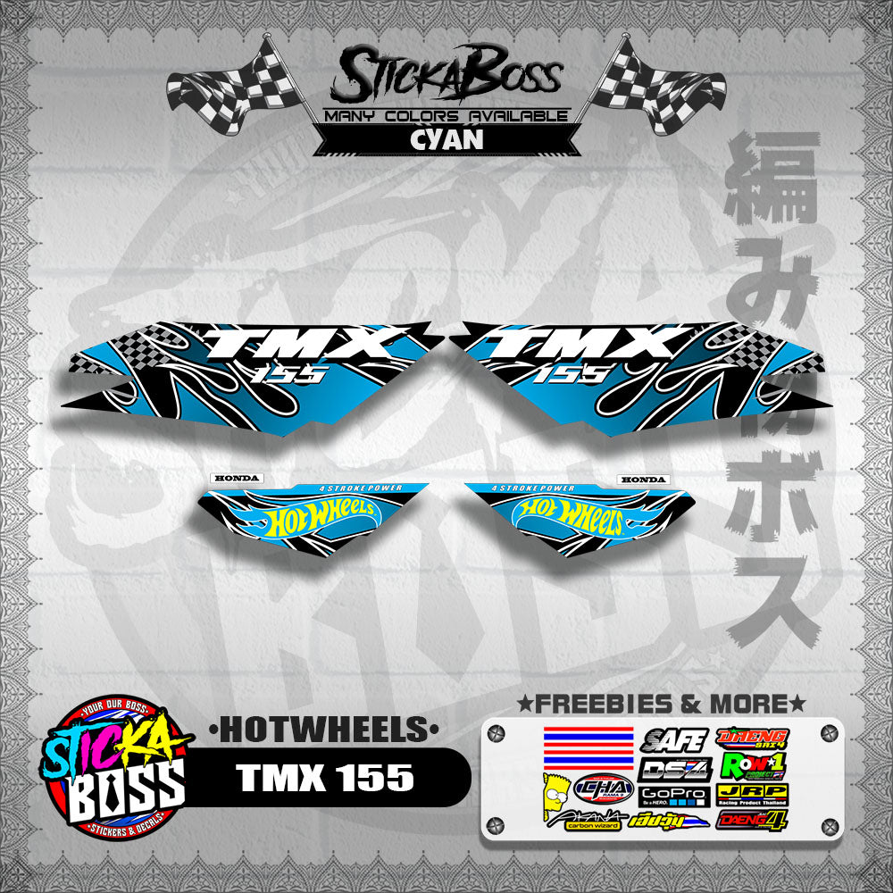 TMX 155 DECALS ( HOTWHEELS )【WITH FREEBIES】