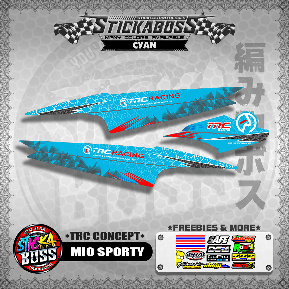 MIO SPORTY STICKER DECALS ( TRC CONCEPT )【WITH FREEBIES】