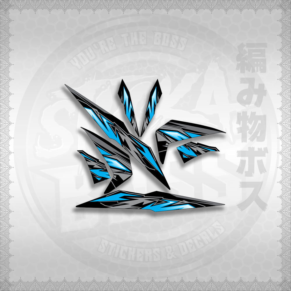 STICKER DECALS for BEAT 110 V2 (BV2INMASTMODE) By STICKABOSS (SOFIE LAMINATED WATERPROOF)