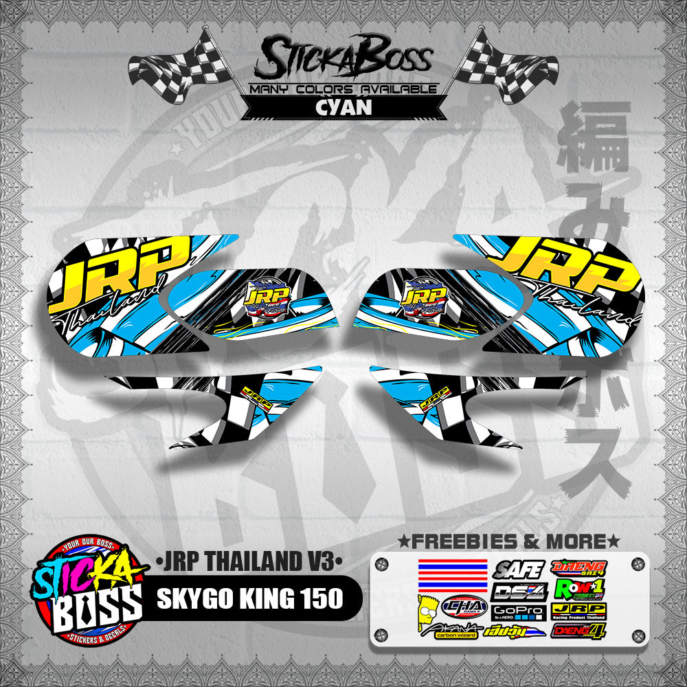SKYGO KING 150 DECALS ( JRP THAILAND V3 )【WITH FREEBIES】