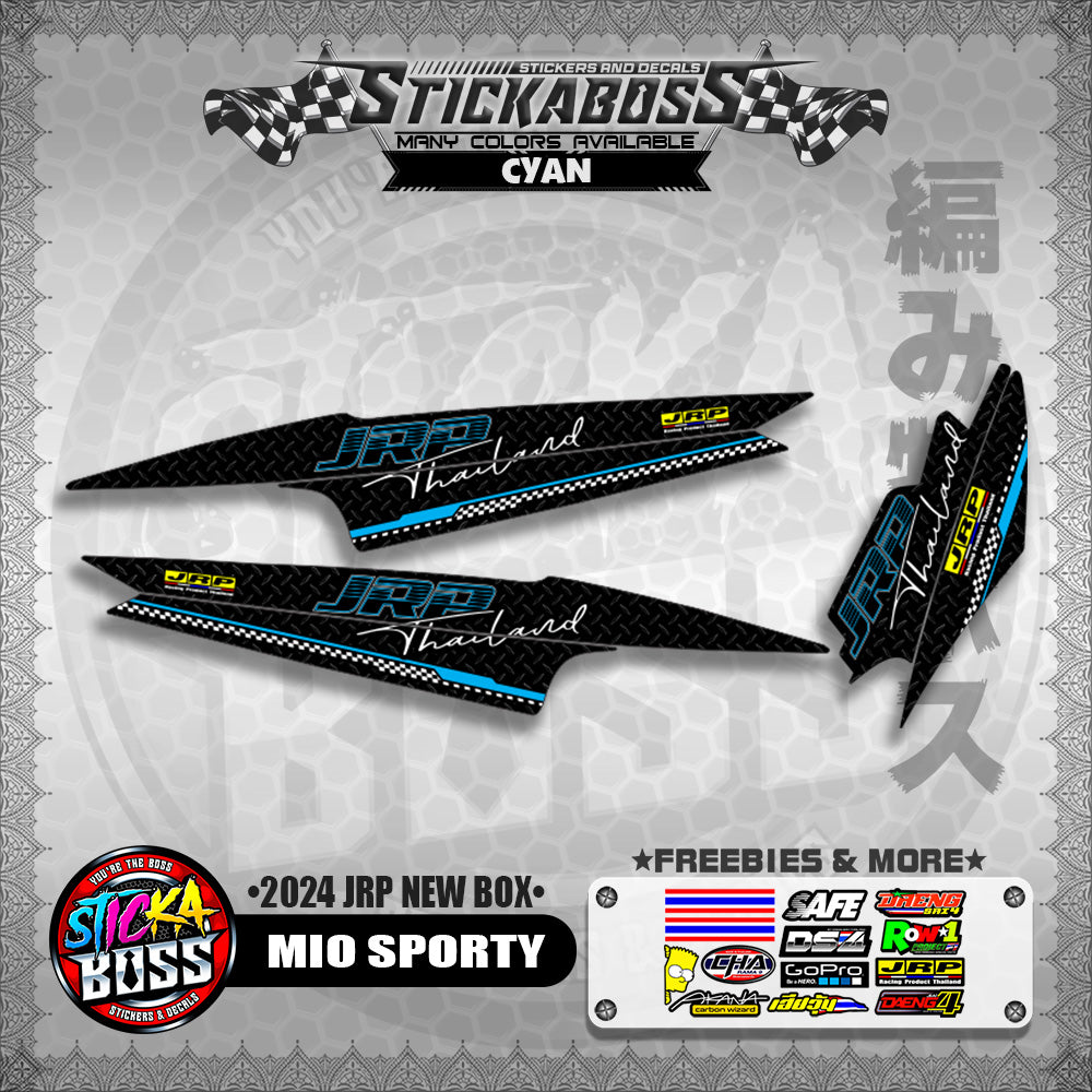 MIO SPORTY STICKER DECALS ( 2024 JRP NEW BOX )【WITH FREEBIES】