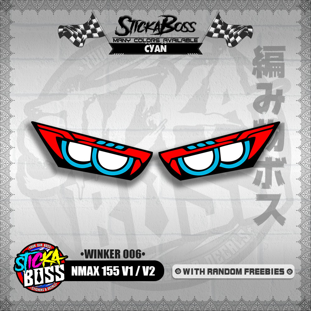 NMAX 155 V1 / V2 (WINKER 006) TRANSPARENT【WITH FREEBIES】