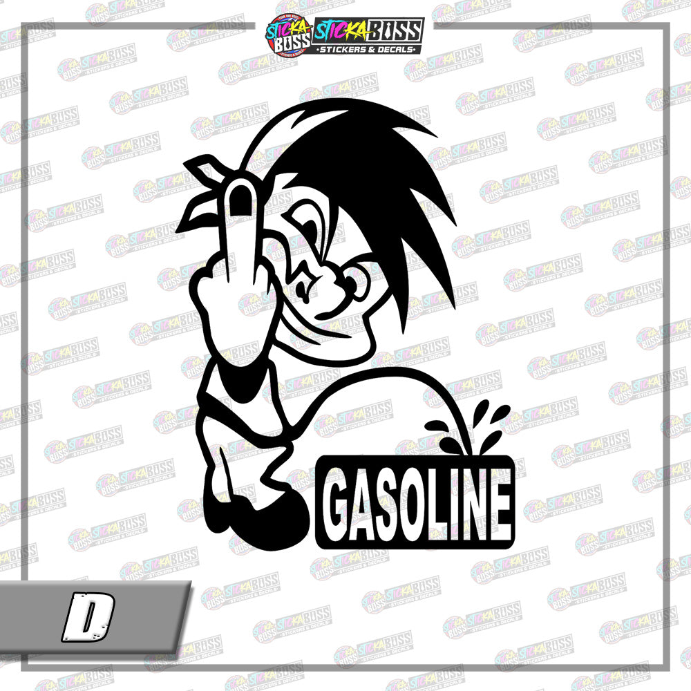 CAR STICKER GAS TANK COVER STICKER