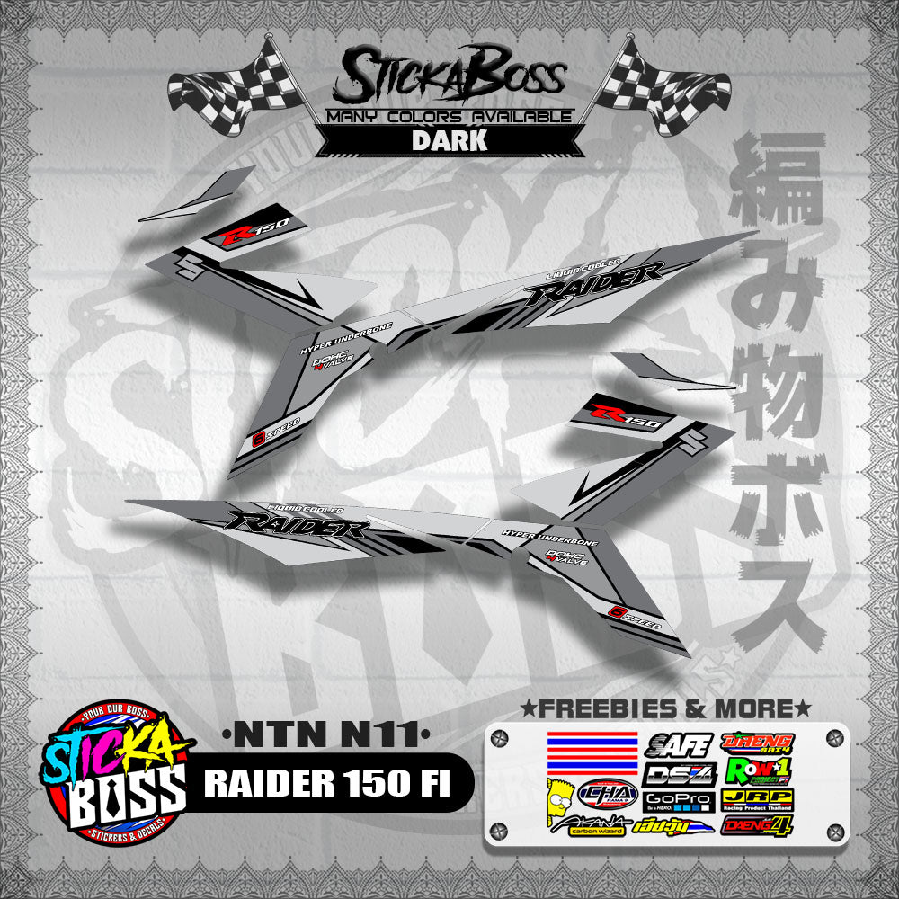 RAIDER 150 FI DECALS ( NTN N11 )【WITH FREEBIES】