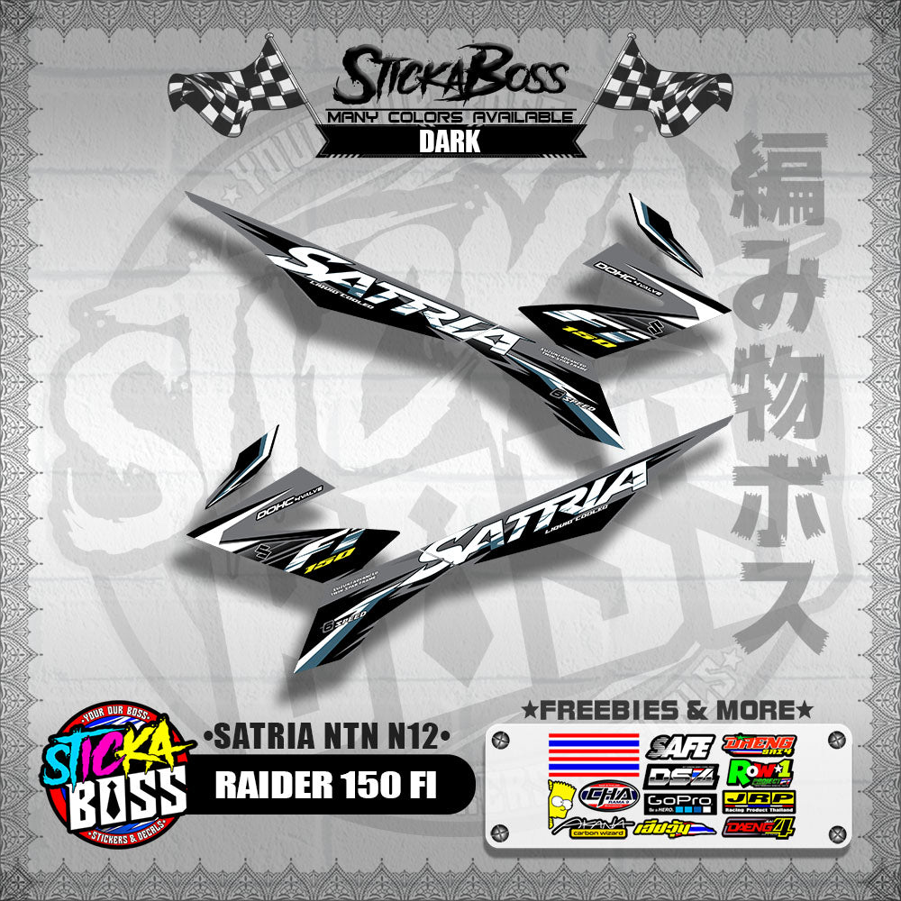 RAIDER 150 FI DECALS ( SATRIA NTN N12 )【WITH FREEBIES】