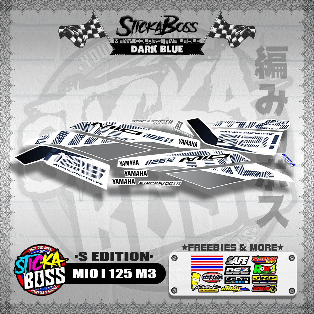 MIO i 125 M3 DECALS ( S EDITION )【WITH FREEBIES】