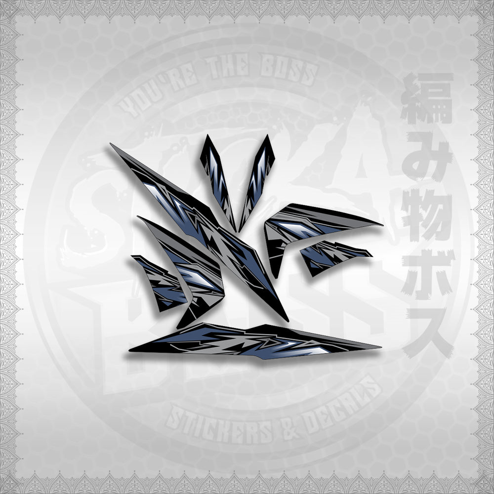 STICKER DECALS for BEAT 110 V2 (BV2INMASTMODE) By STICKABOSS (SOFIE LAMINATED WATERPROOF)